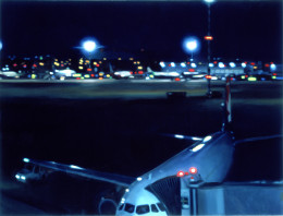 Frank Bauer - Flughafen Düsseldorf, Nacht