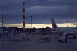 Frank Bauer - Flughafen Düsseldorf, Sonnenuntergang